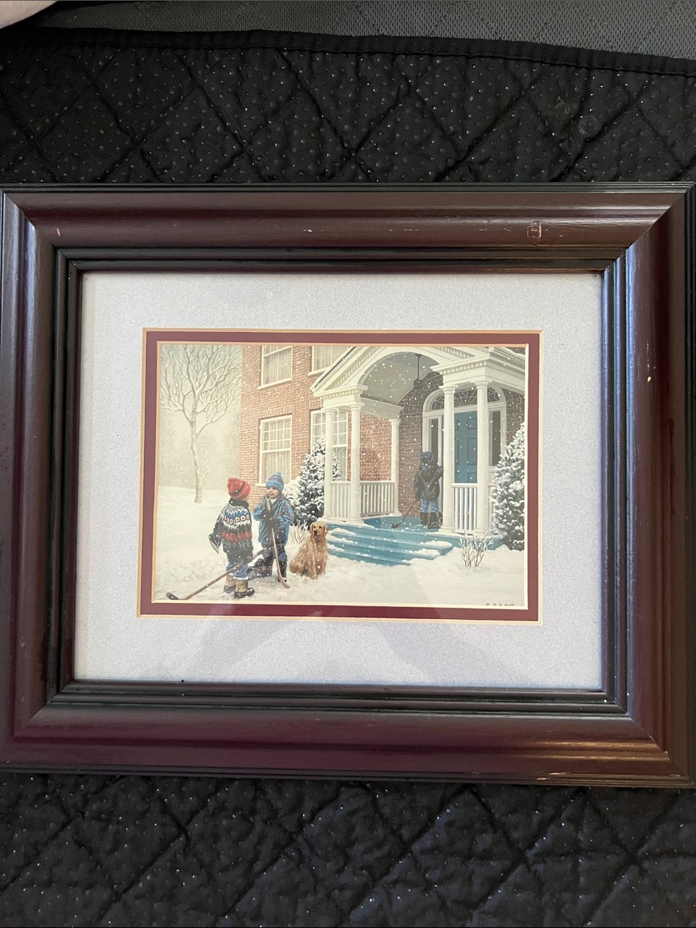 Vintage M.G. Smith "Future Stars" Framed Art Print 8x10
